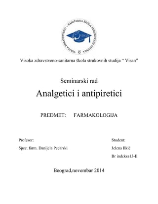 Analgetici i antipiretici