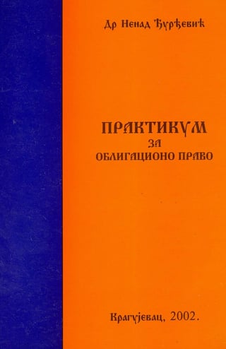 Praktikum za obligaciono pravo