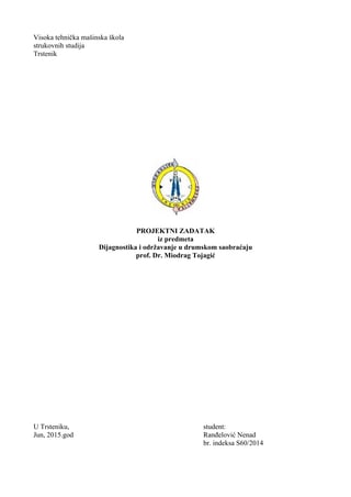 Projektni rad iz dijagnostike ABS sistemi