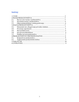 Uvod u preduzetnistvo