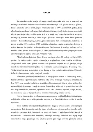 Uticaj svetske ekonomske krize na ekonomiju Srbije