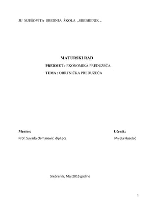 Obrtnička preduzeca