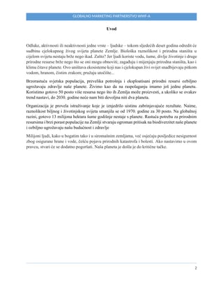 Globalna marketing strategija WWF-a