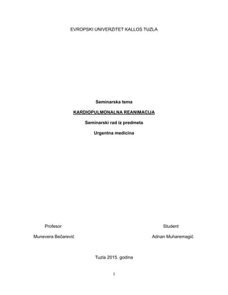 Kardipulmonalna reanimacija