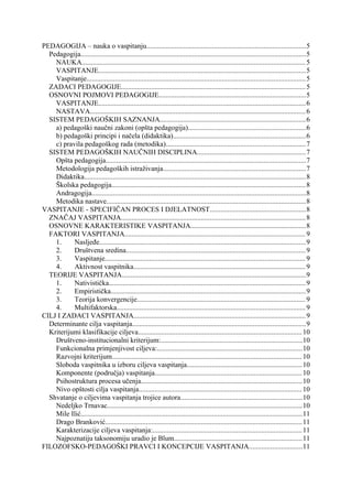 Pedagogija (Knjiga Branka Ilica)