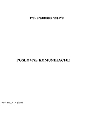 Poslovne komunikacije
