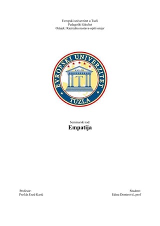 Empatija: razvoj, komponente i važnost u odgoju