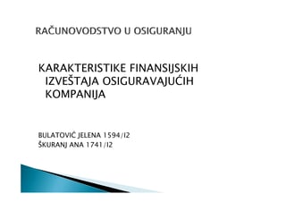 Računovodstveni izveštaji