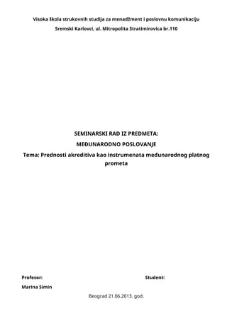 Medjunarodno poslovanje