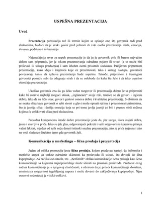 Uspešna prezentacija