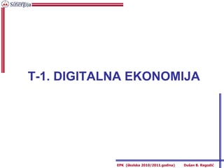 Digitalna ekonomija