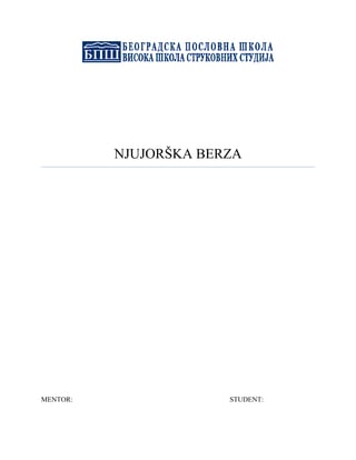Njujorska berza