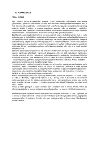 Finansijska analiza i planiranje