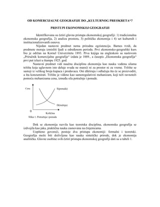 Pristupi ekonomskoj geografiji
