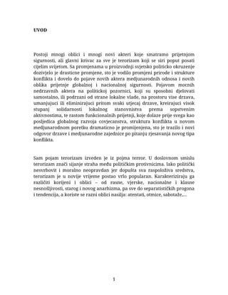 Novi akteri i nove prijetnje sigurnosti