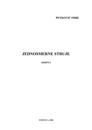 Jednosmerne struje