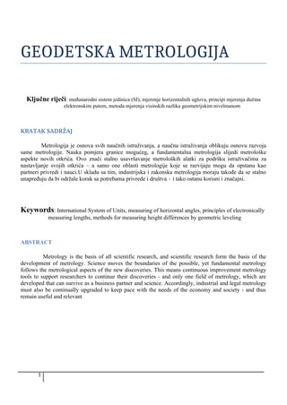 Geodetska metrologija