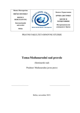 Međunarodni sud pravde