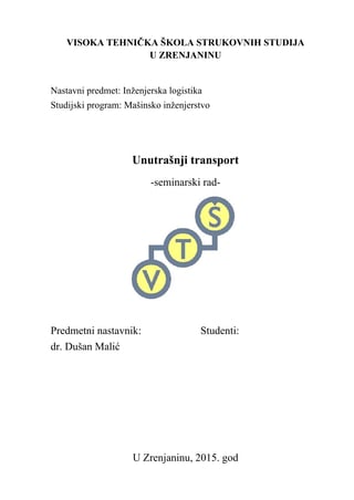 Unutrašnji transport