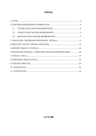 Pešaci u saobraćaju