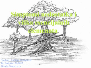 Simptomi viska i nedostatka esencijalnih elemenata