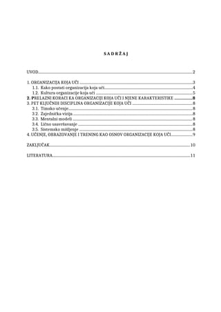 Organizacija koja uči