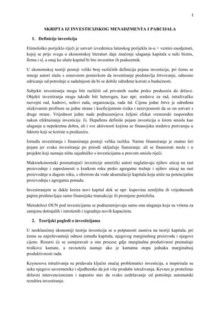 Investicijski menadžment