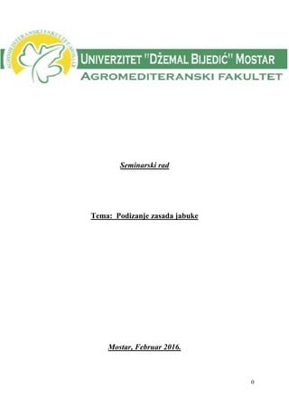 Podizanje zasada jabuke