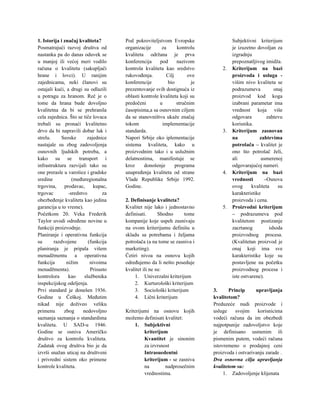 Menadžment kvaliteta