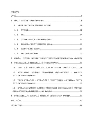 Zastita intelektualne svojine