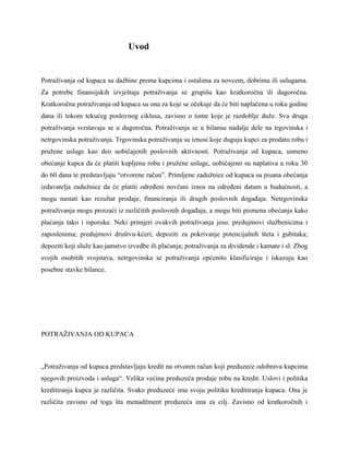 Upravljanje potrazivanjima od kupaca