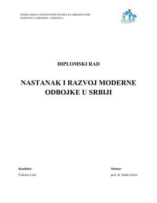 Nastanak i razvoj moderne odbojke u Srbiji