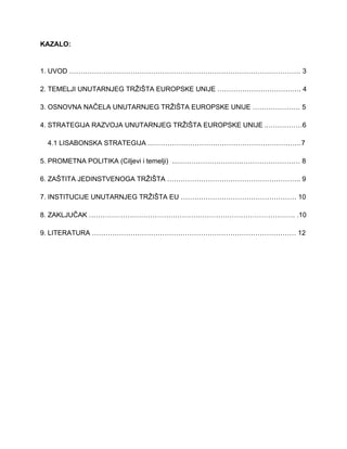 Unutarnje tržište EU