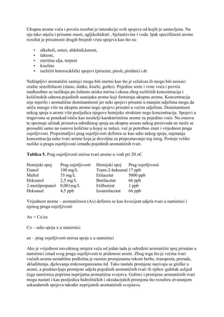 Aromatične tvari voća i povrća