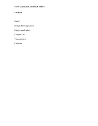 Ustav Sjedinjenih Američkih Država