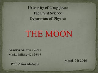 Mesec: prezentacija o karakteristikama i fenomenima