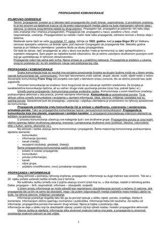 Propagandno komuniciranje