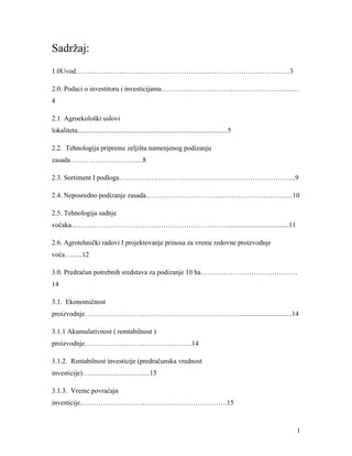 Podizanje zasada jagoda: agroekološki uslovi i ekonomičnost proizvodnje