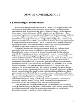 Osnove komunikologije