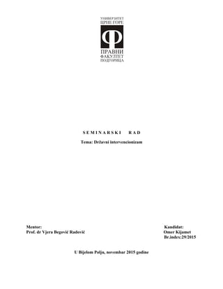 Državni intervencionizam