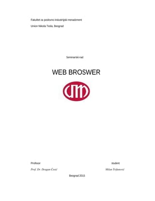 Web broswer
