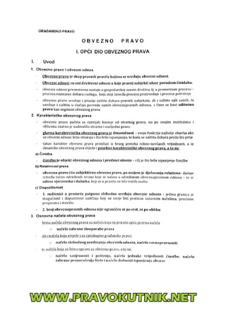 Opći dio obveznog prava