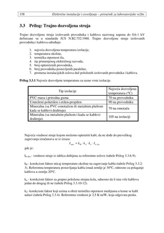 Tablice iz elektricnih instalacija