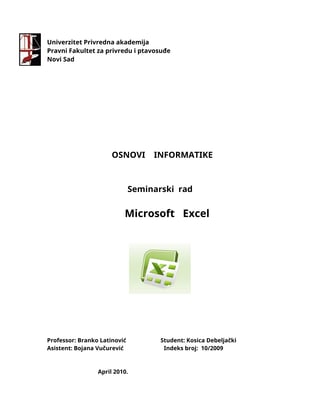 Microsoft Excel