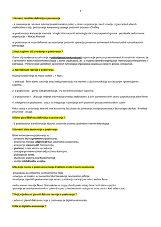 Elektronsko poslovanje kol.1