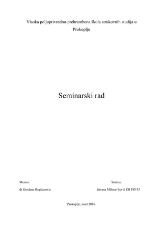 Detelina (trifolium): seminarski rad
