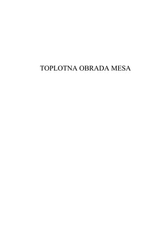 Toplotna obrada mesa