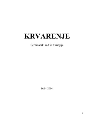 Hirurgija-Akutna stanja u abdomenu