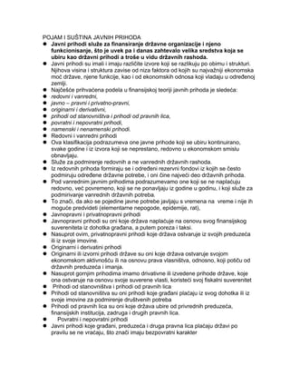 Javne finansije i finasijsko pravo