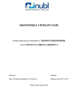 Osnovna i obrtna sredstva